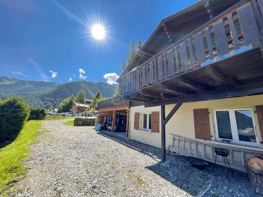 Authentisches Bergchalet mit Panoramablick in La Tzoumaz