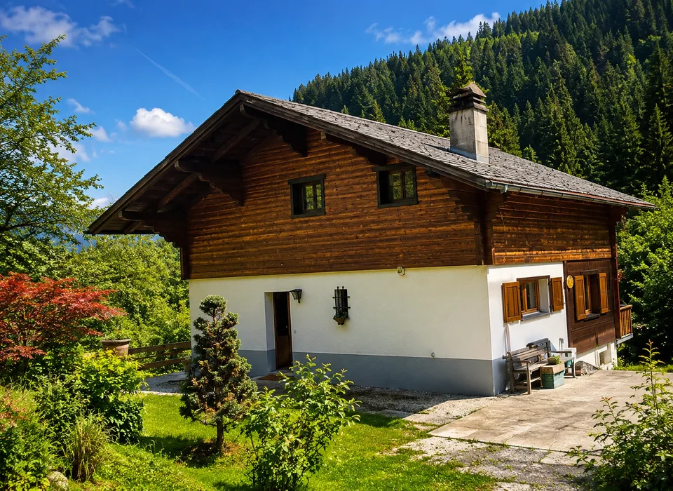 Chalet de caractère à Morgins – Vue imprenable et grand confort