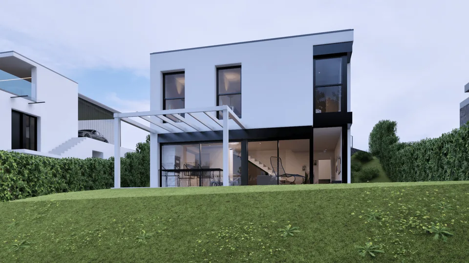 Villa moderna di prossima costruzione a Villa Luganese