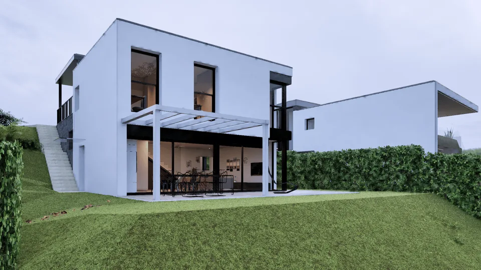 Villa moderna di prossima costruzione a Villa Luganese