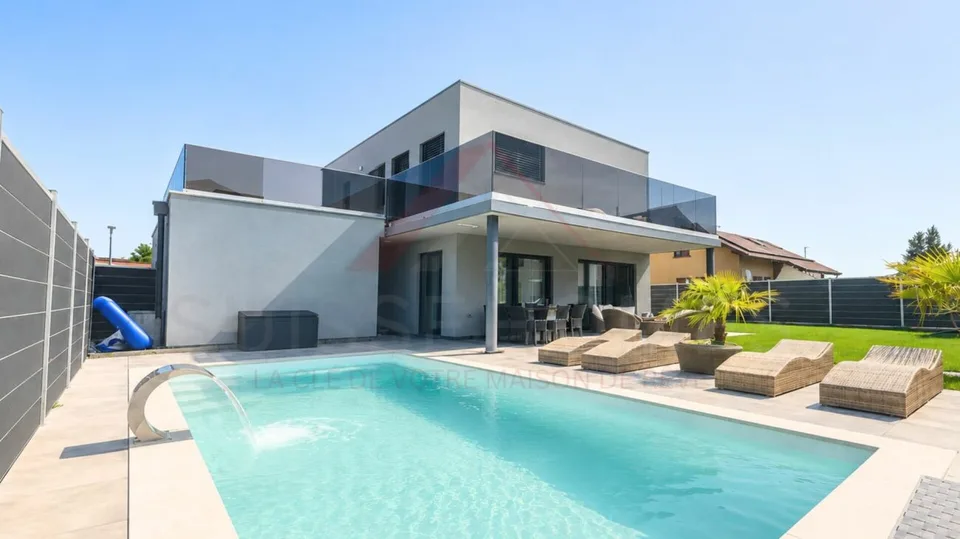 Villa contemporaine d'exception - 4½ pièces, piscine chauffée et terrasse panoramique