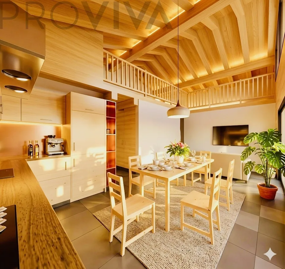 Modernes Familienglück mit Südbalkon und Mezzanine-Stauraum