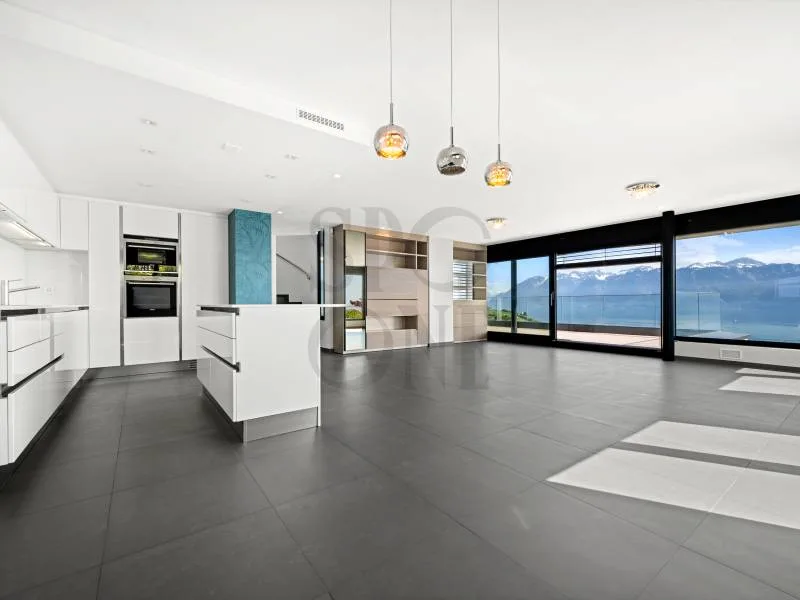 Villa dell'architetto con vista panoramica nel cuore di Lavaux