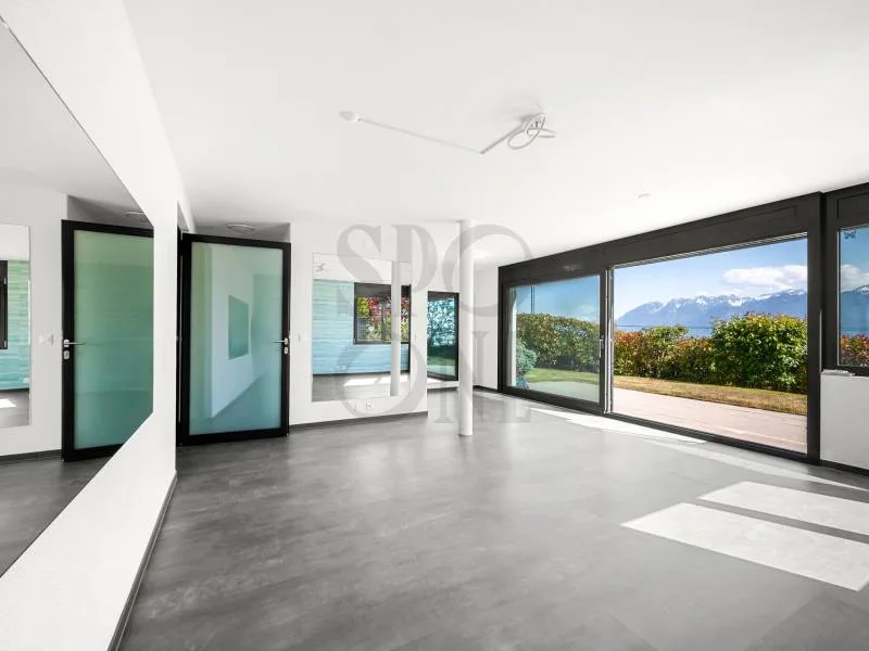 Villa dell'architetto con vista panoramica nel cuore di Lavaux