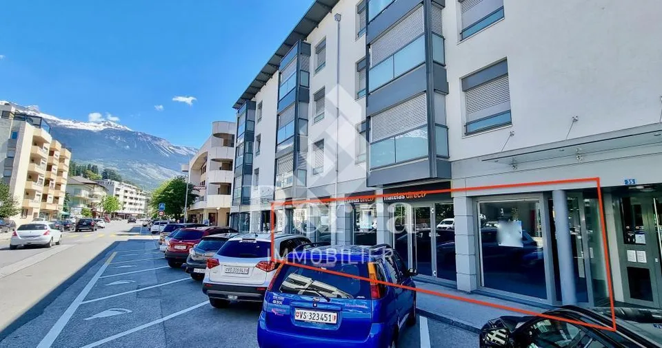 Verkaufsfläche in der Stadt Sierre