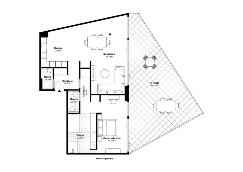 Geräumige Wohnung mit großer Terrasse im Herzen von Paradiso – Foto 10 von 10