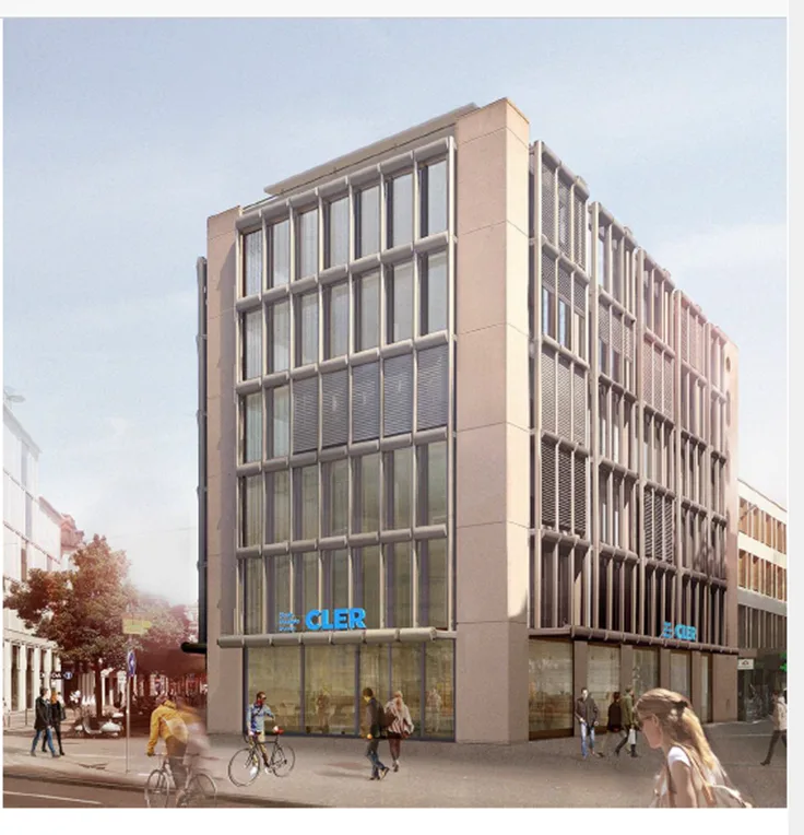 Moderne Bürofläche im obersten Geschoss (Attika) mit grosszügiger Terrasse