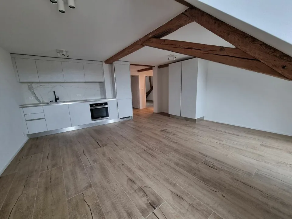 Appartement  de 2,5 pièces + espace sous comble