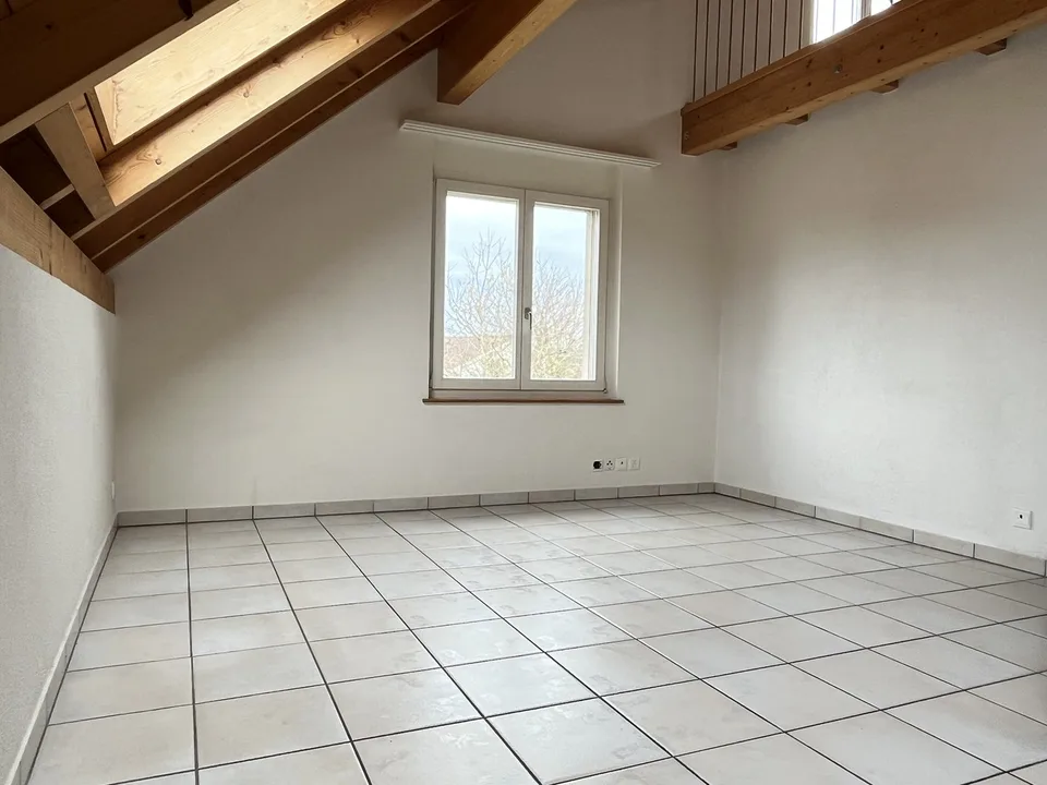Hell 3-Zimmer Duplex-Dachwohnung mit neuer Küche und Sauna zu vermieten