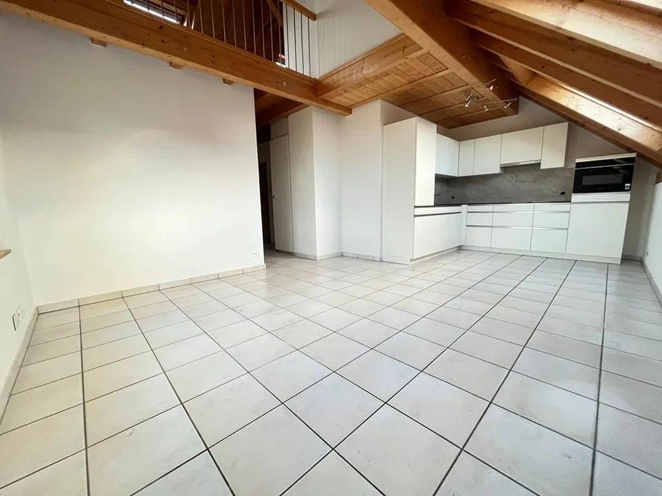 Hell 3-Zimmer Duplex-Dachwohnung mit neuer Küche und Sauna zu vermieten