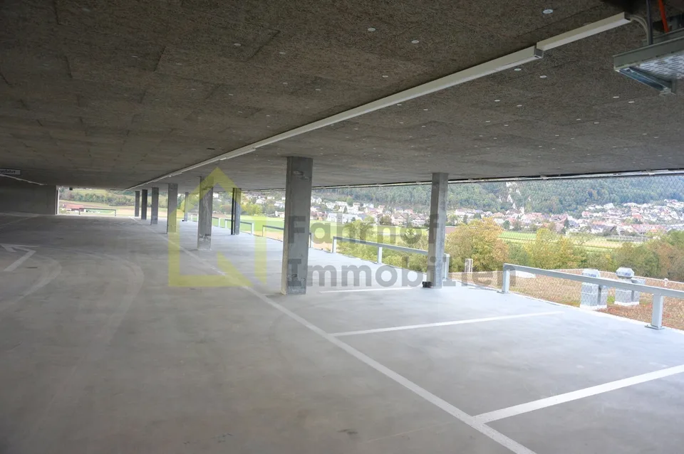 Parking spaces in parking garage (E-Mobility charging stations available)