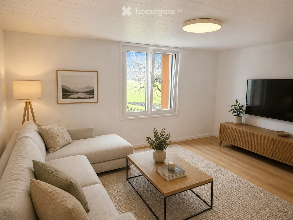 Primo occupante dopo ristrutturazione totale: Appartamento moderno 2,5 locali con area di giardino
