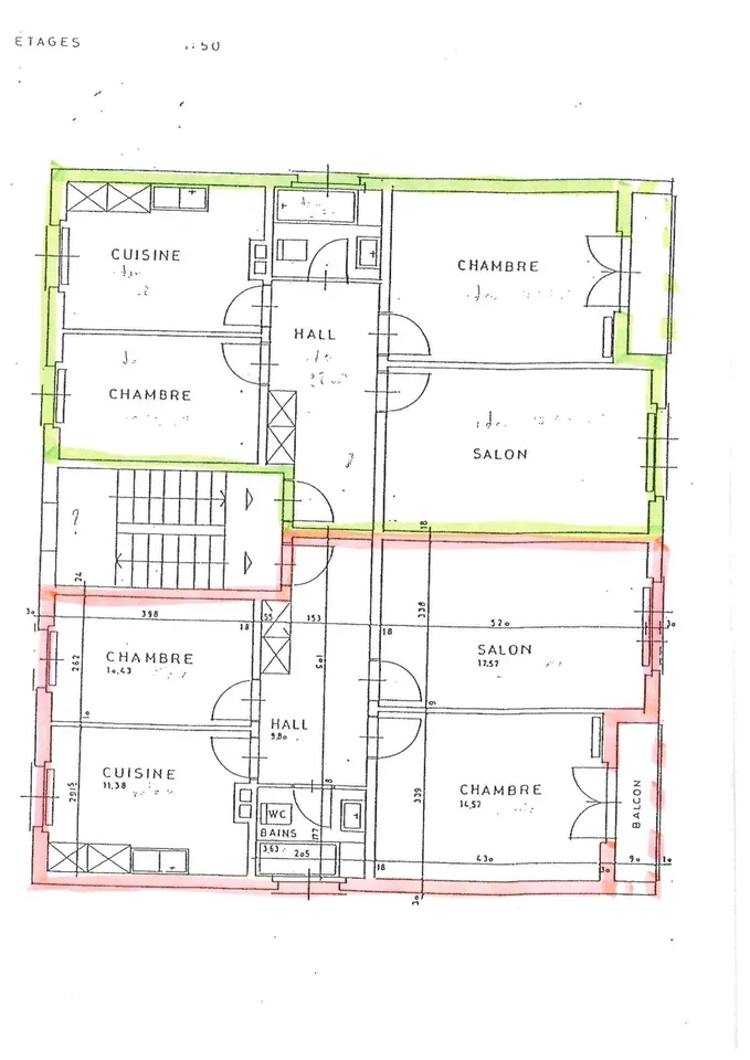 FRIBURG - RTE DE VILLARS 14 - 3.5 ZIMMER - UG