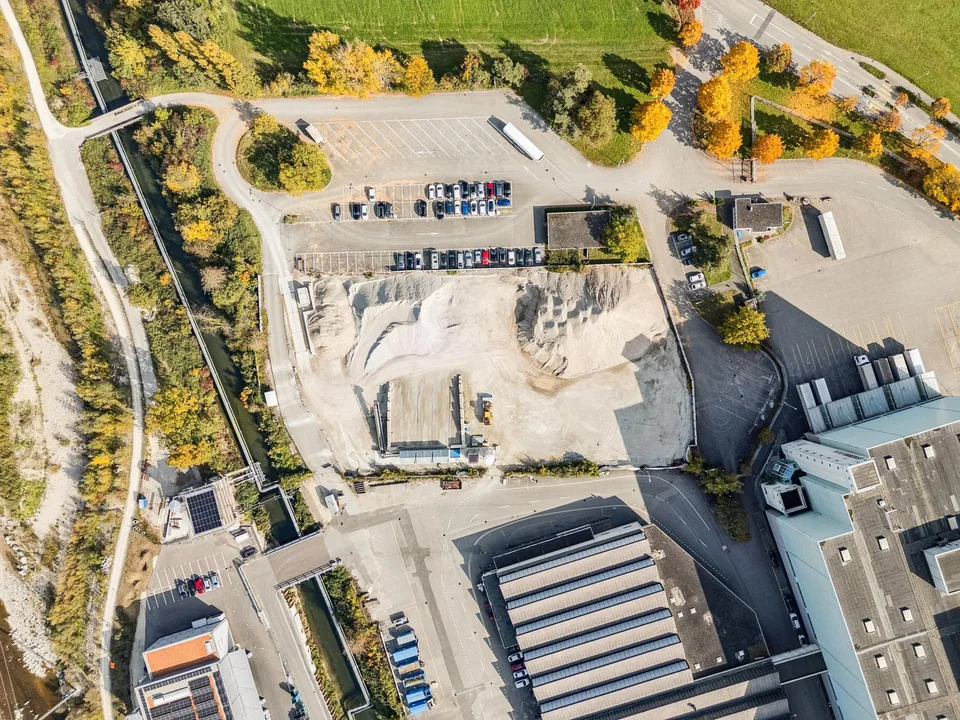 PKW- & LKW-Parkplätze auf dem Papieri-Areal Biberist