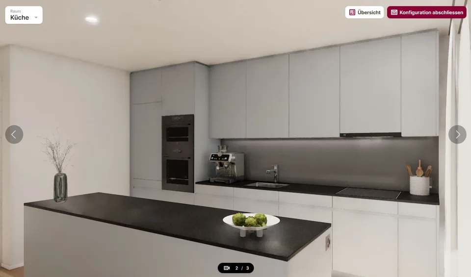 Premier occupant d'un appartement moderne 4.5 pièces avec vue sur les montagnes à Bolligen