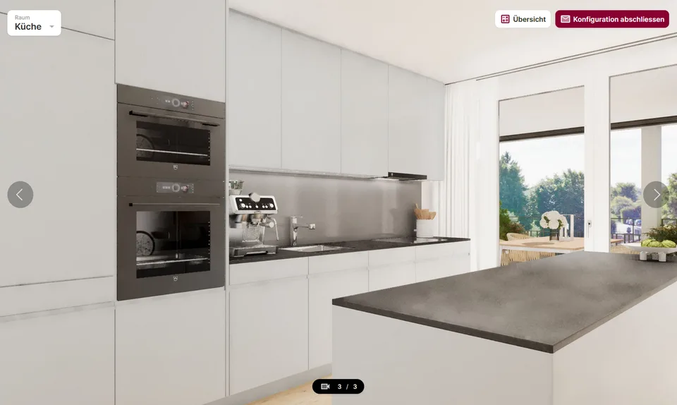 Premier occupant d'un appartement moderne 4.5 pièces avec vue sur les montagnes à Bolligen