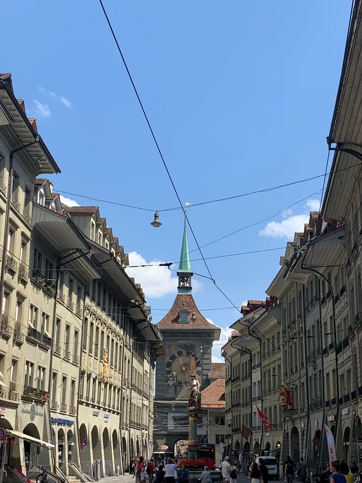 Directly in the Bern Old Town
