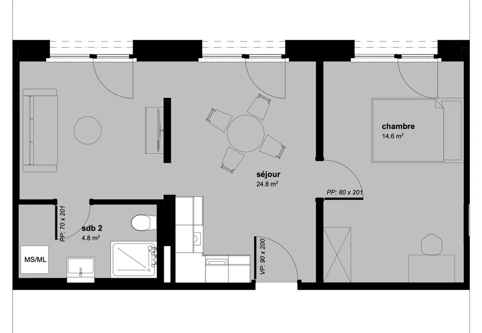 2,5 Zimmer - NEU – Foto 7 von 7
