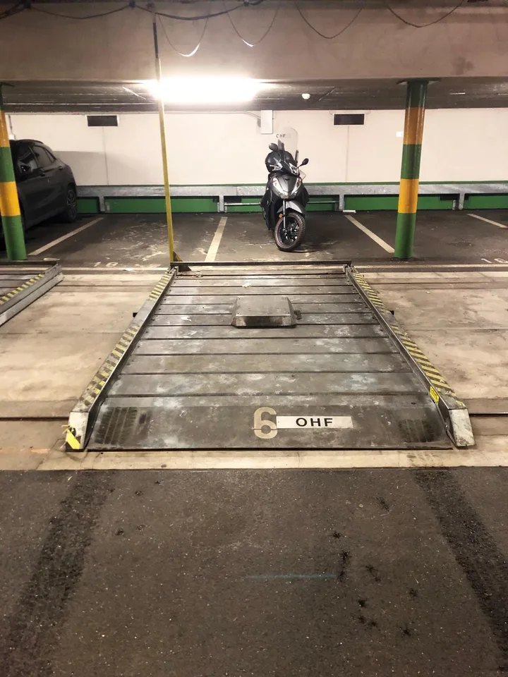 Parkplatz in Zürich