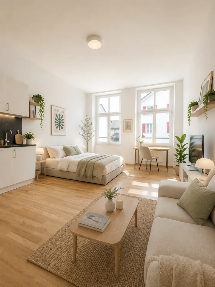 Charmant appartement studio sur la place Rossmarkt à Soleure