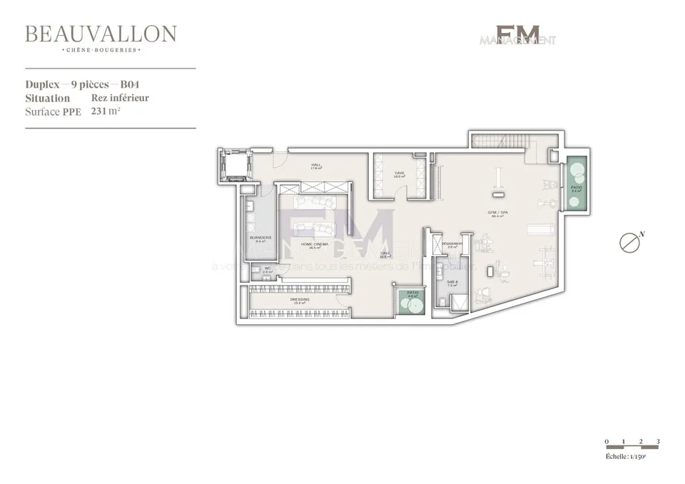 Résidence Beauvallon - Duplex im Erdgeschoss – Foto 12 von 13