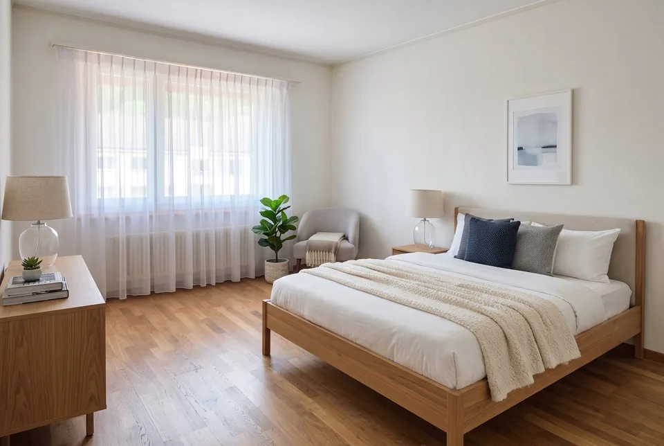 Charmanter 2,5-Zimmer-Wohnung mit Balkon – letztes Stockwerk am Ufer der Areuse