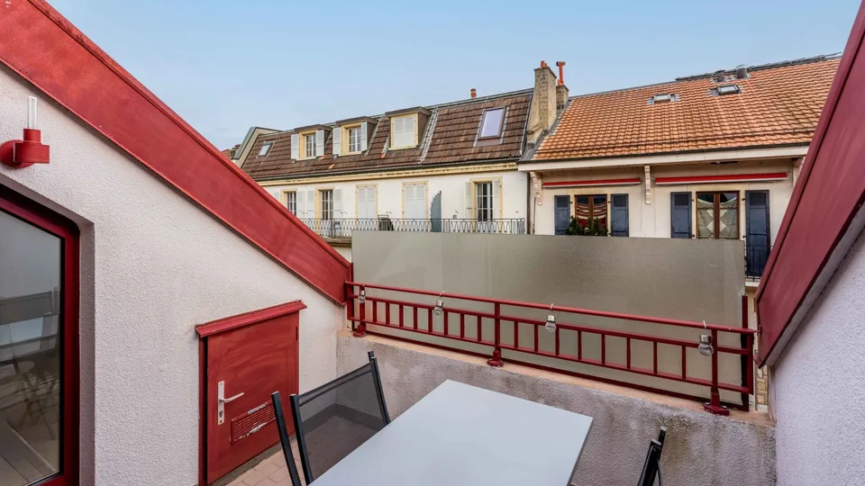 Attico in duplex agli Eaux-Vives