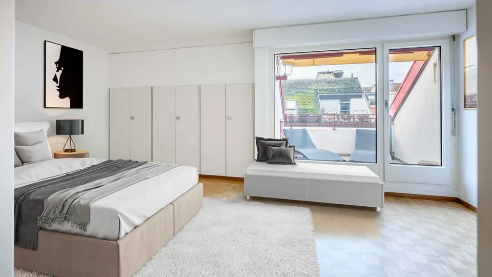 Attico in duplex agli Eaux-Vives – foto 7 di 10