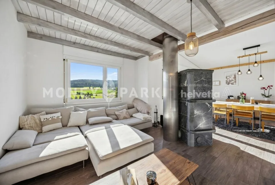 Maison individuelle de 5.5 pièces offrant une magnifique vue à Fontenais