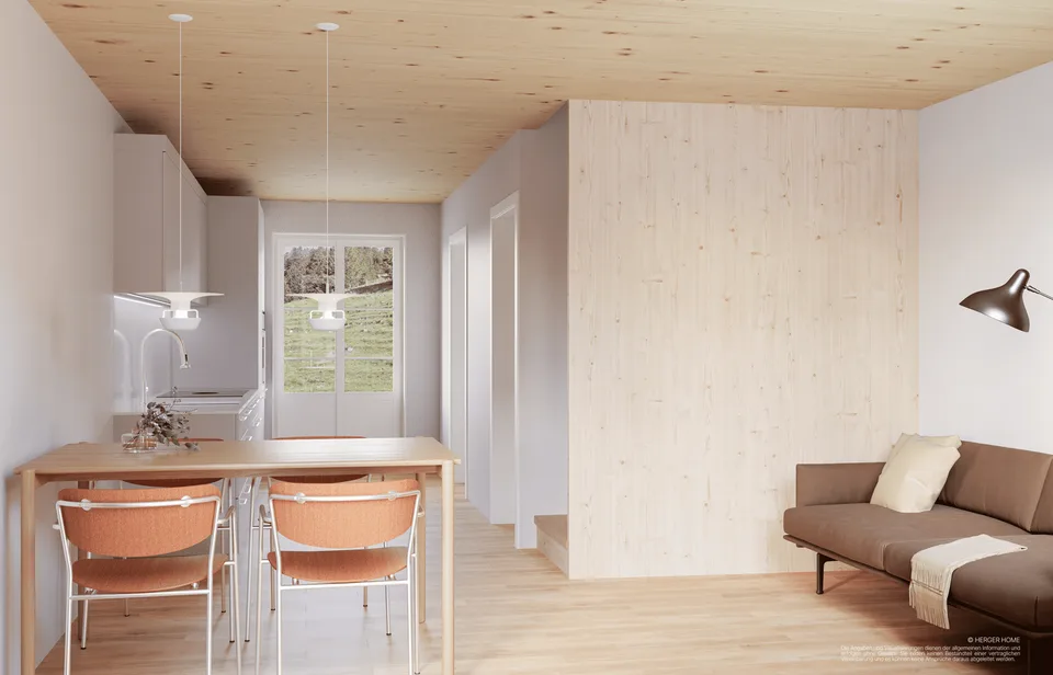 3.5-Zimmer-Maisonette-Wohnung im Anbau – Projekt Rigi Des Alpes