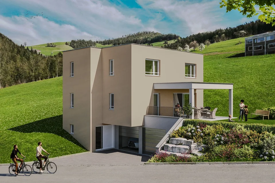 Eigenheim in grüner Umgebung