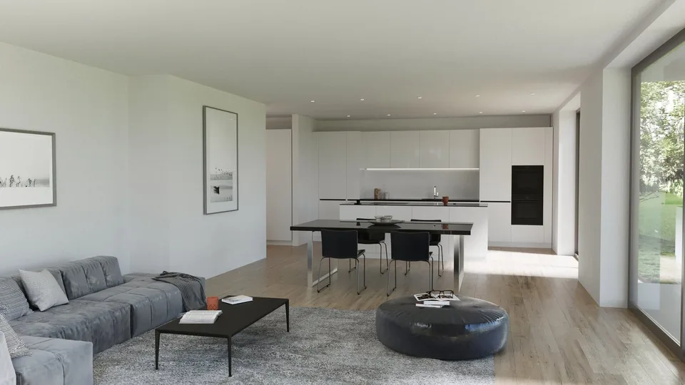 Bellissimo appartamento di giardino di 4,5 locali ad Aarberg con molto comfort
