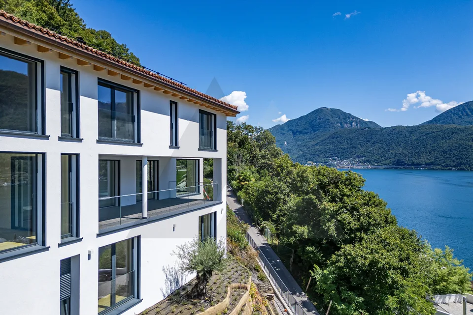 Prestigeobjekt mit Seeblick in Vico Morcote