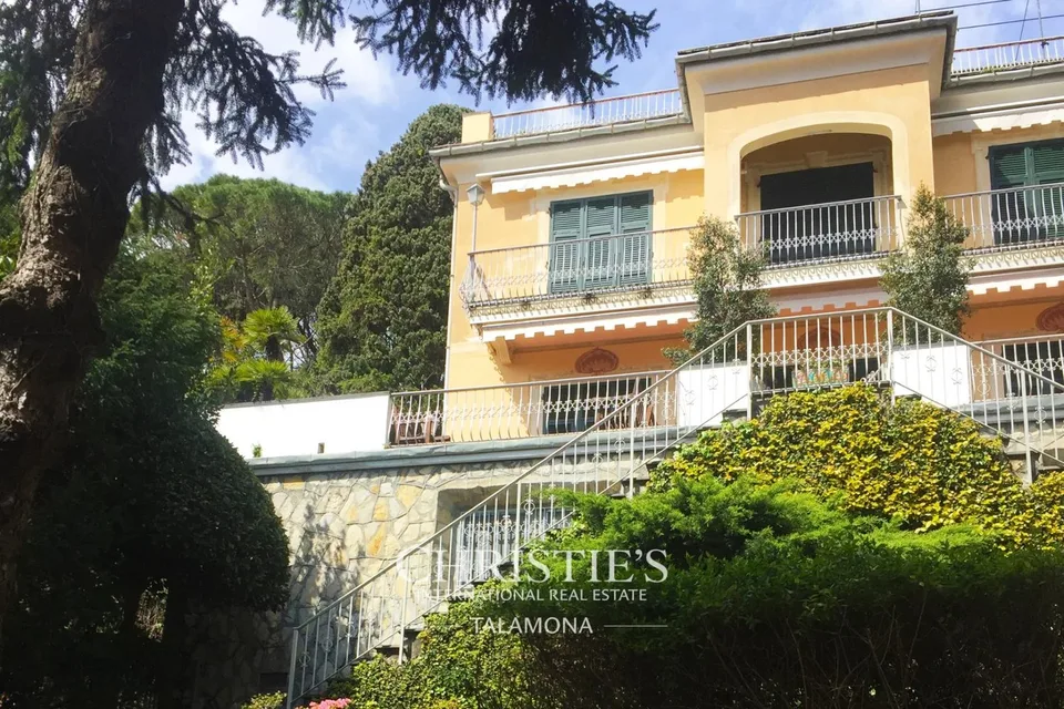 Villa con vista mozzafiato sul mare a Santa Margherita Ligure
