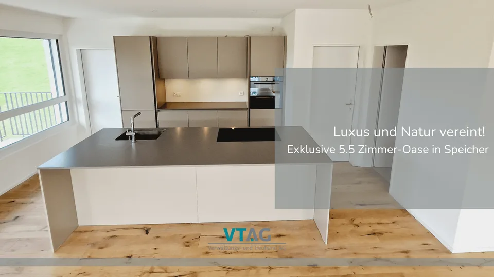 Luxus und Natur vereint: Exklusive 5.5 Zimmer-Oase in Speicher