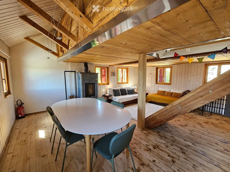 Haus im Dorfstil mit unabhängigem Studio im Herzen von Nax Mont-Noble
