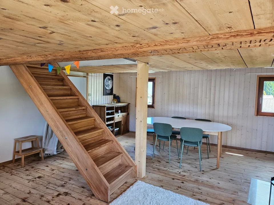 Haus im Dorfstil mit unabhängigem Studio im Herzen von Nax Mont-Noble