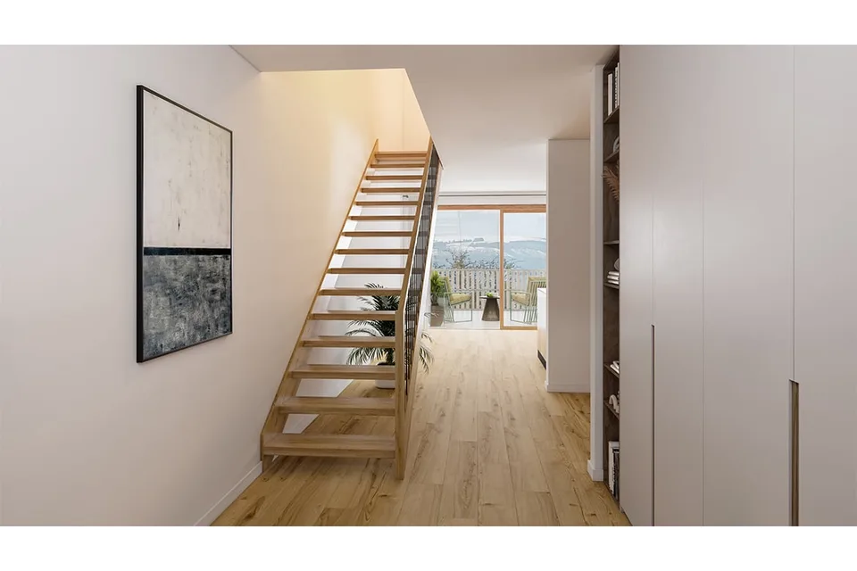Schönes neues Dachgeschoß-Apartment