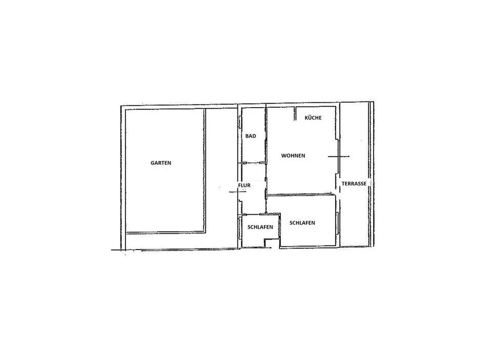 Sorgfältig ausgestattete Dreizimmerwohnung mit großer Terrasse, Garten und Schwimmbad – Foto 13 von 13