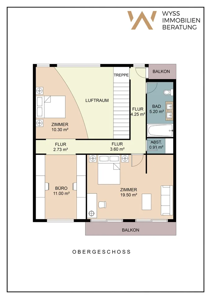 Appartement-maisonnette attractif de 5,5 pièces avec jardin, salle de loisirs et 3 places de parking souterraines – photo 28 sur 28