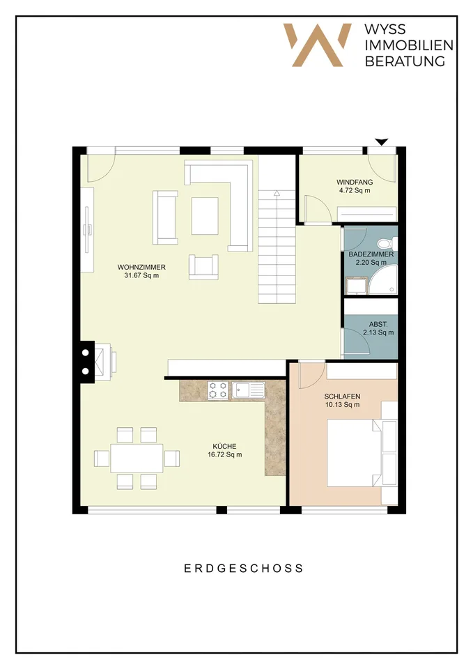 Appartement-maisonnette attractif de 5,5 pièces avec jardin, salle de loisirs et 3 places de parking souterraines – photo 27 sur 28