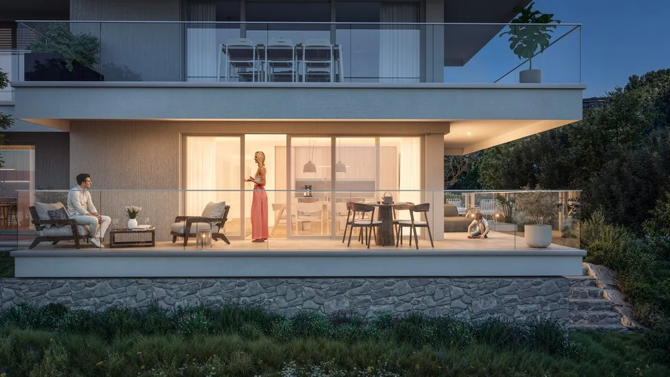 AUX PORTES DE LAUSANNE  — Appartement NEUF de 5.5 pièces en attique · Vue dégagée · Prilly