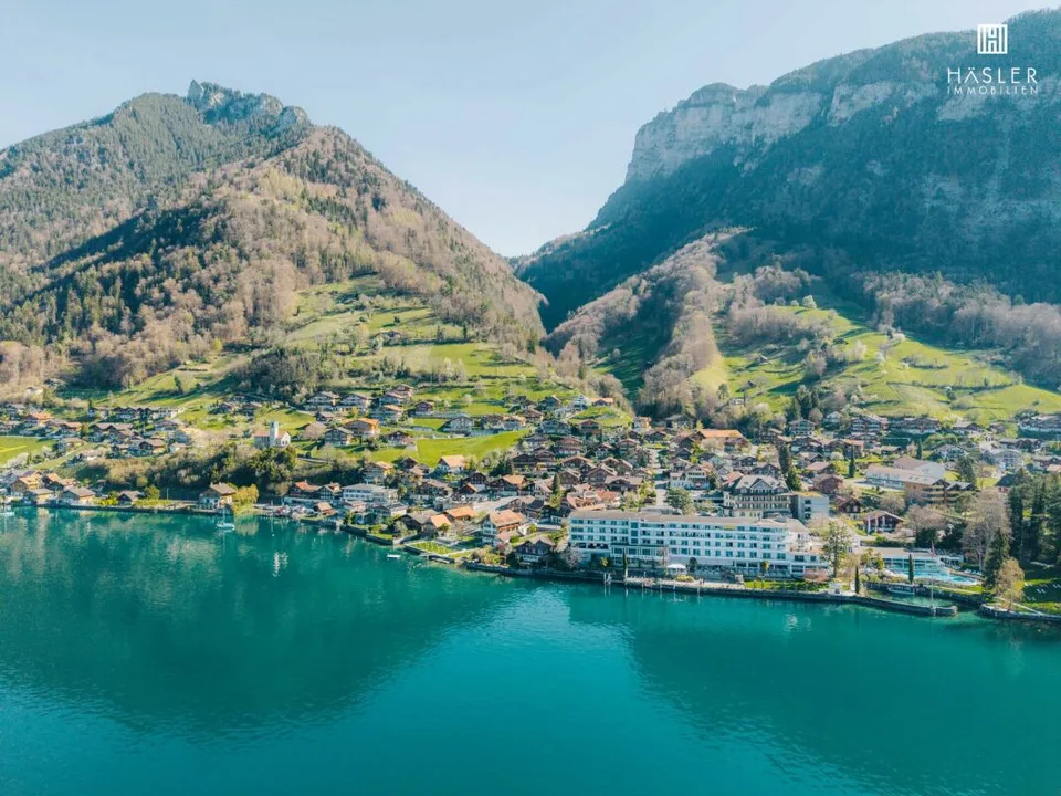 Appartement spacieux 4½-pièces sous les toits avec vue sur le lac et les montagnes