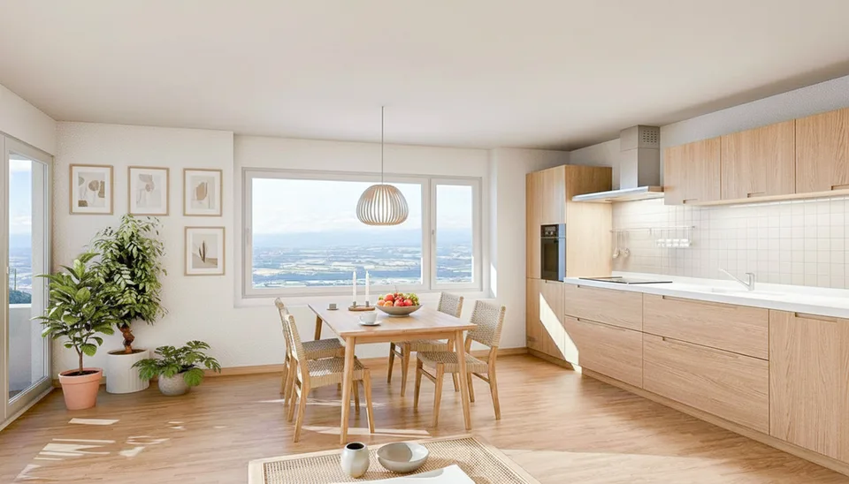 Wohnung PPE neu mit 2,5 Zimmern Leben in der Sonne, über dem Nebel