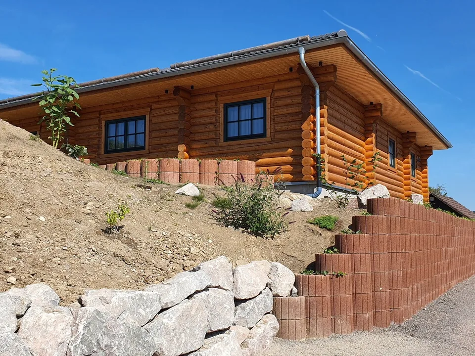 Bonndorf nella Foresta Nera - bella casa in blocchi di legno con 120 m² di spazio abitativo