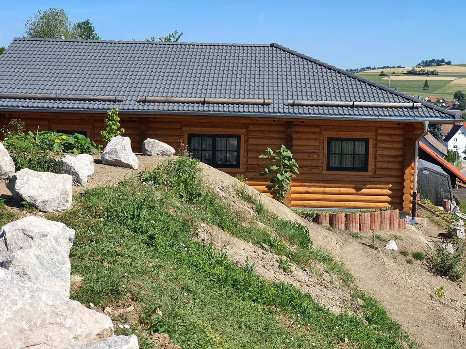 Bonndorf nella Foresta Nera - bella casa in blocchi di legno con 120 m² di spazio abitativo