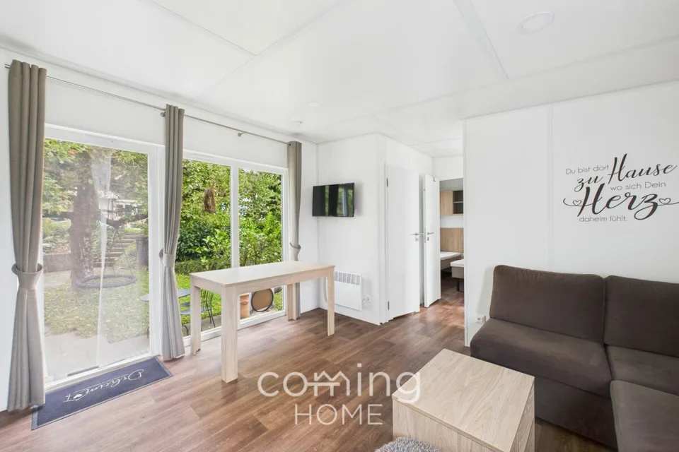 Kompaktes Tiny Home - durchdacht eingerichtet, sofort nutzbar und frei platzierbar