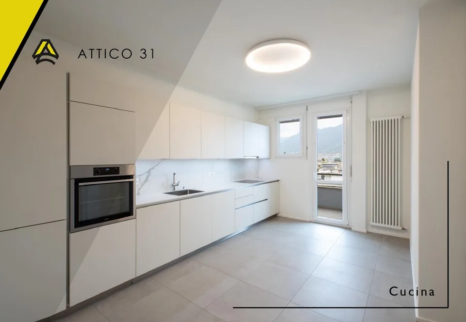 Limited time offer Penthouse with 6.5 rooms and panoramic view of the city Lugano