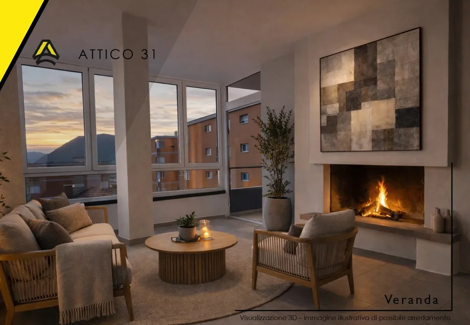 Offerta a tempo  Attico di 6.5 Locali con Vista Panoramica aulla Città  Lugano