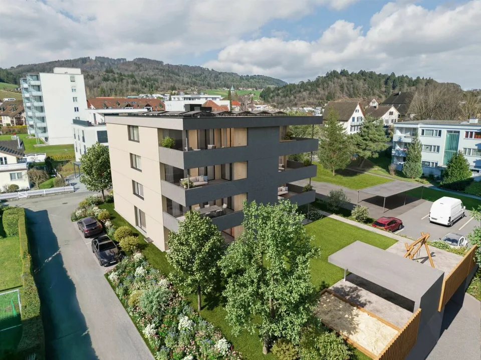 Appartamento giardino esclusivo di 3,5 locali in una posizione tranquilla!